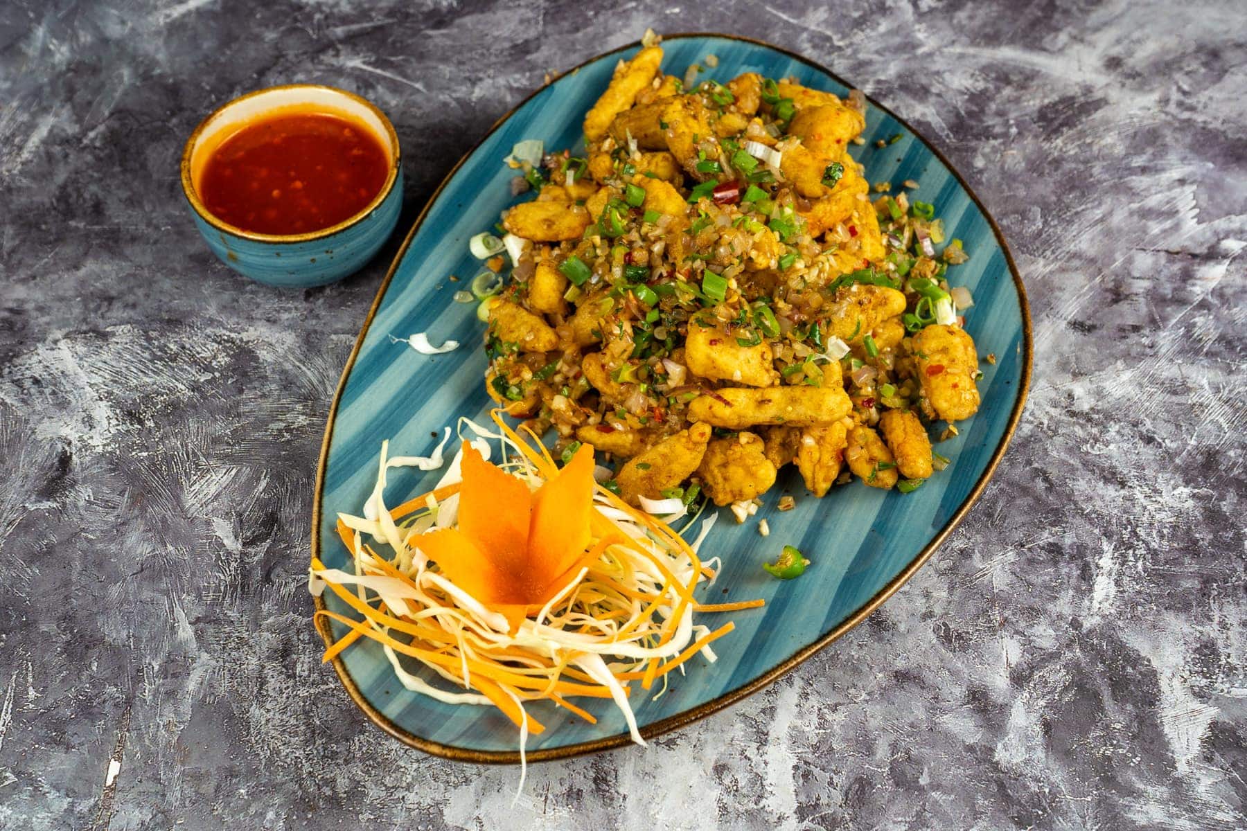 Minyu seafood — Butter Garlic Prawns and coastal wok